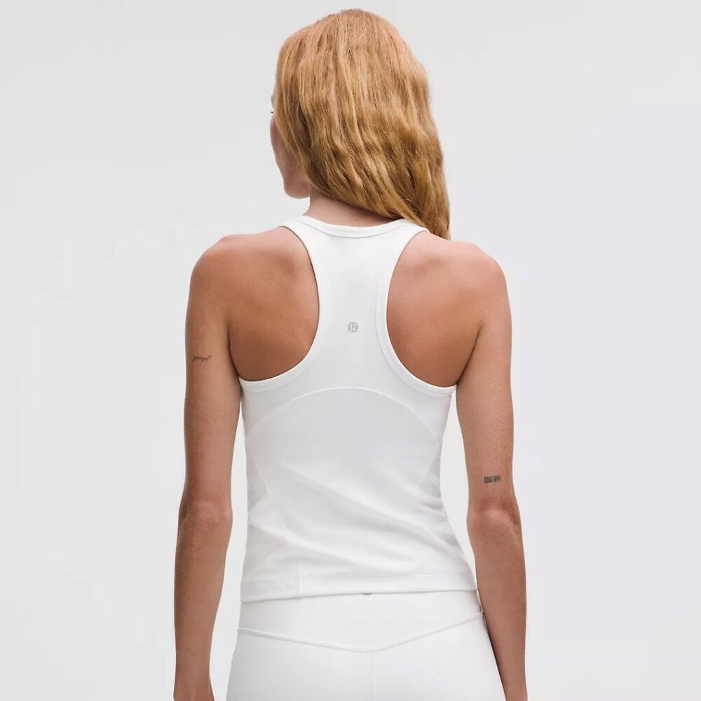 Align Waist-Length Racerback - White - Picture 2 of 3